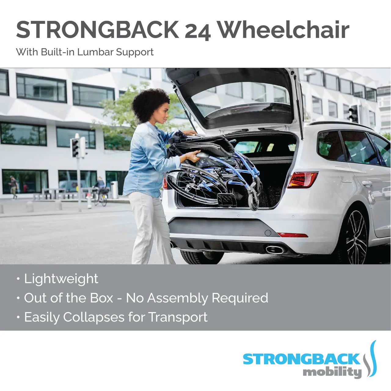 STRONGBACK Comfort 24 Wheelchair